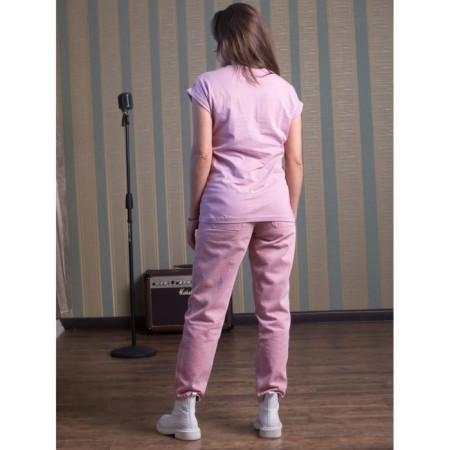 Female T -shirt, size 42, pink color-2