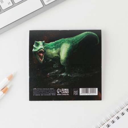 Notebook "Dinosaur", 10*10 cm, 16 sheets-4
