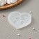 Silicone form "lovers", 7.5 × 5.5 cm, transparent color