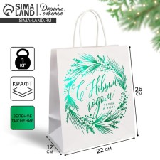 Gift Craft Craft and Cozy Package, 22 x 25 x 12 cm, New Year