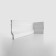 Skirting plastic shock -resistant white 100x23x2000mm