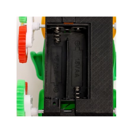 Frog-crossing machine, works on batteries, green color-4