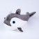 Soft toy "Shark", 25 cm, gray color