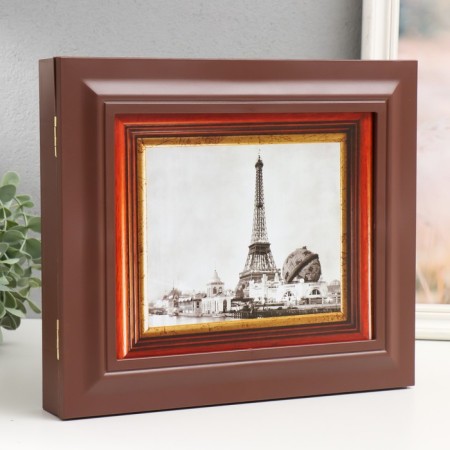 Key closed "Paris in the frame" 26.5x31.5 cm nut-1