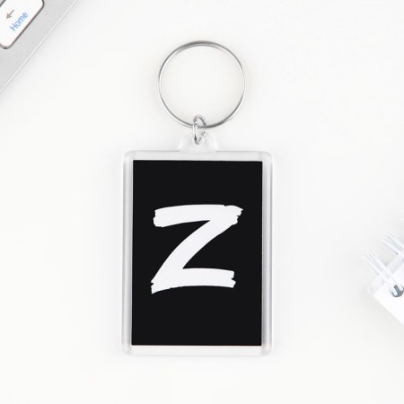 Key keychain "Z", 5 x 3 cm-1