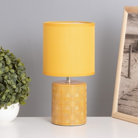 Table lamp "Kito" 1x40W E14 mustard 13x13x25cm