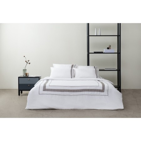 Essential pillowcase set, size 50x70 cm, 2 pcs, white color-4