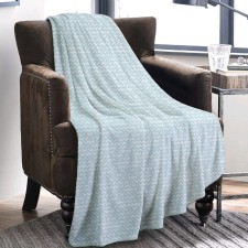 Blanket, size 100 × 140 cm, print ornament, sea wave