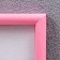 Photo frame plastic L-4 21x30 cm pink (plastic screen)