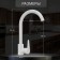 Kitchen mixer Zein Z2504, single -leaf, 40 mm cartridge, stainless steel, white
