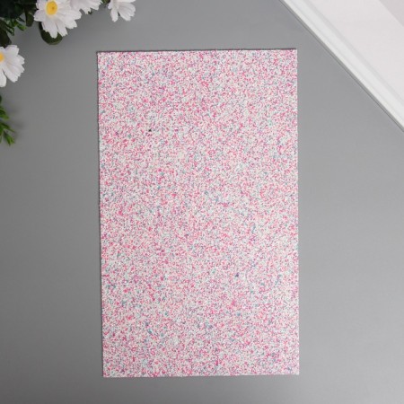 Liszt for creativity claims of "sparkle" pink-blue sheet 33x20 cm thickness 1.6 mm-1