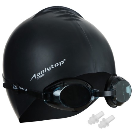 Set for swimming adult Onlytop: glasses, beryushi, hat, girth 54-60 cm-6