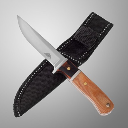 Hunting knife "ATLI" 16 cm, blade 80mm/2.8 mm, tree