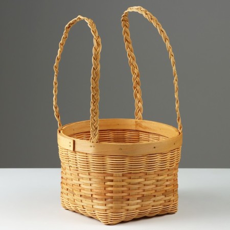 Wicker basket, 22 x 15/34 cm, sequoia