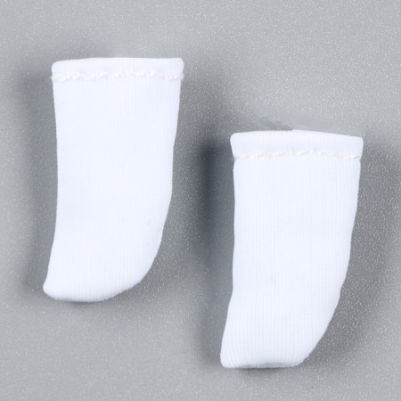 Socks for dolls, white color-4