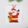 Set for creativity - create a Christmas tree decoration from the felt "Santa Claus with a deer"