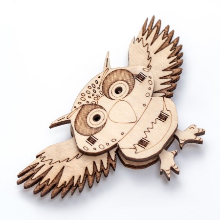 Wooden designer Drovo "Owl Uh"-4