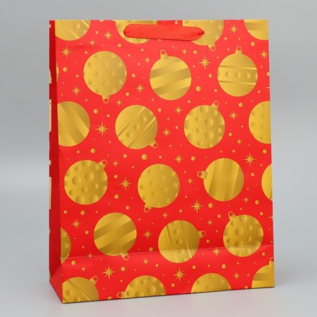 New Year's gift package "New Year's balls" 32 x 26 x 10 cm, New Year-2