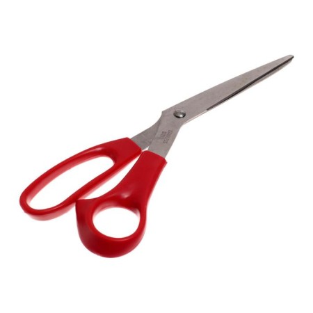 Office scissors 21.5 cm, plastic handles, mix-1