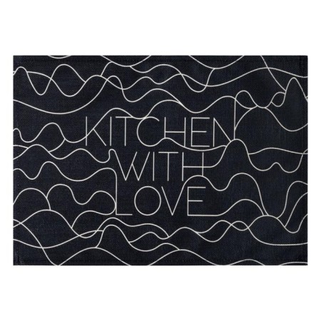 Napkin on the table of the Kitchen with Love, 30x45 cm, polyester 100%-1