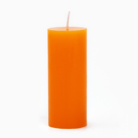 New Year's candle-stand Interior "New Year: Happy New Year", orange, 3 x 7.5 cm-2
