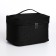 Cosmetic bag with lightning, black color