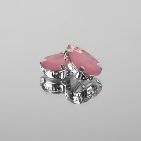 Rhinestones are sewing “drop”, rimmer, 10 × 14 mm, 20 pcs, pink dump-4