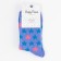 Women's socks, blue color, size 23-25