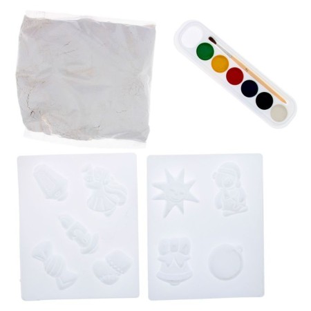 New Year! Set for casting bas -reliefs "Christmas toys. Christmas ", with paints-1