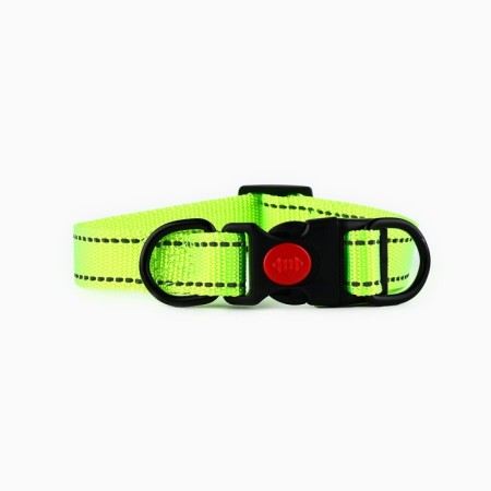 Nylon collar with fastx 2 cm, cell green-2