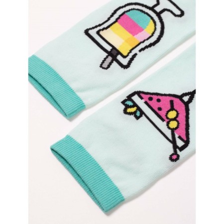 Women's cotton Conte Elegant Happy, size 23-25, the color is pale turquoise-2