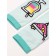 Women's cotton Conte Elegant Happy, size 23-25, the color is pale turquoise