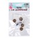 Screw eyes with plugs, set 4 pcs, green color, size 1 pcs: 1.3 × 1 cm