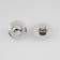 A button on the leg, d = 15 mm, the color is silver