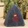Bath cap with embroidery "Queen of Beauty", gray