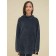 Sweatshirt for girls, height 110 cm, dark gray color