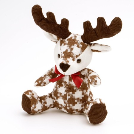 Soft toy "Deer", 25 cm, brown color