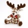Soft toy "Deer", 25 cm, brown color