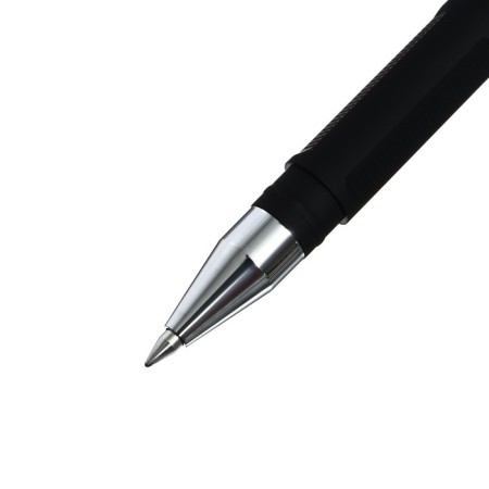 Gel pen 0.5 mm Berlingo Velvet, black rod, rubberized case 243042-7