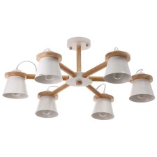 Chandelier 1059/6wt e27 60W white 70x70x55 cm Bayerlux