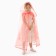 Carnival cloak of children, organza pink, length 85 cm