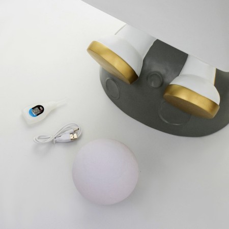 Luminaire-Column "Space" LED USB gray 35x25x47cm Risalux-11