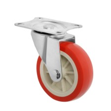 Furniture wheel, d = 75 mm, on the site, 4 pcs TMP