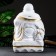 Piggy bank "Hothey sitting big" gilding, 32x25x51cm