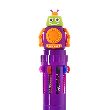 Automatic ballpoint handle, 10 color, barcode on a piece, mix robot/machine-4