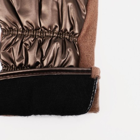 Gloves are female, dimensionless, with insulation, brown color-2