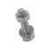Bolt bolt master, with a hexagonal head, galvanized, Din933, M8x30 mm, 5 pcs
