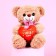 Soft toy "Thank you for being", 22 cm, mix