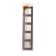 Frame Legrand Inspiria, 5 post, aluminum