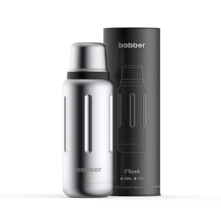 Термос "Bobber", 1 л, Flask-Matte, сохраняет тепло 48 ч, холод до 72 ч